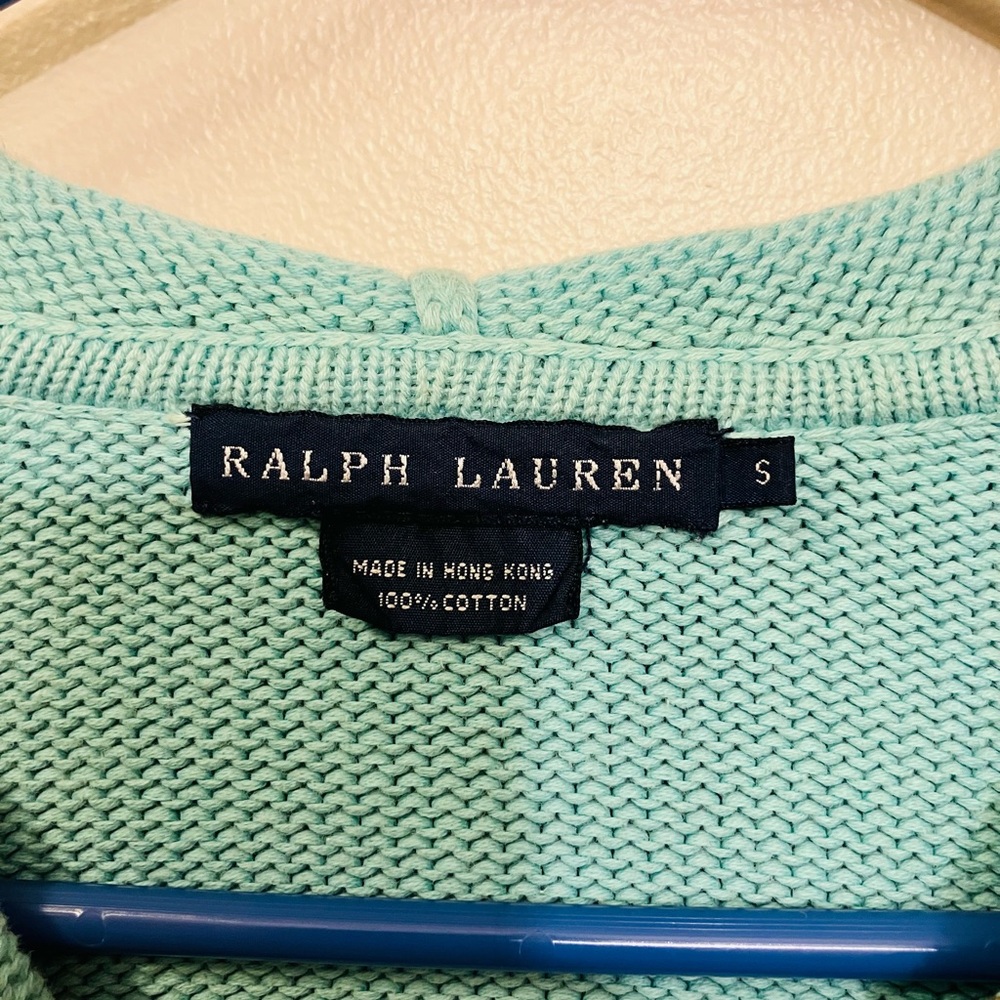 Ralph Lauren Women's Light Blue knitted Cardigan - Picture 2 of 5